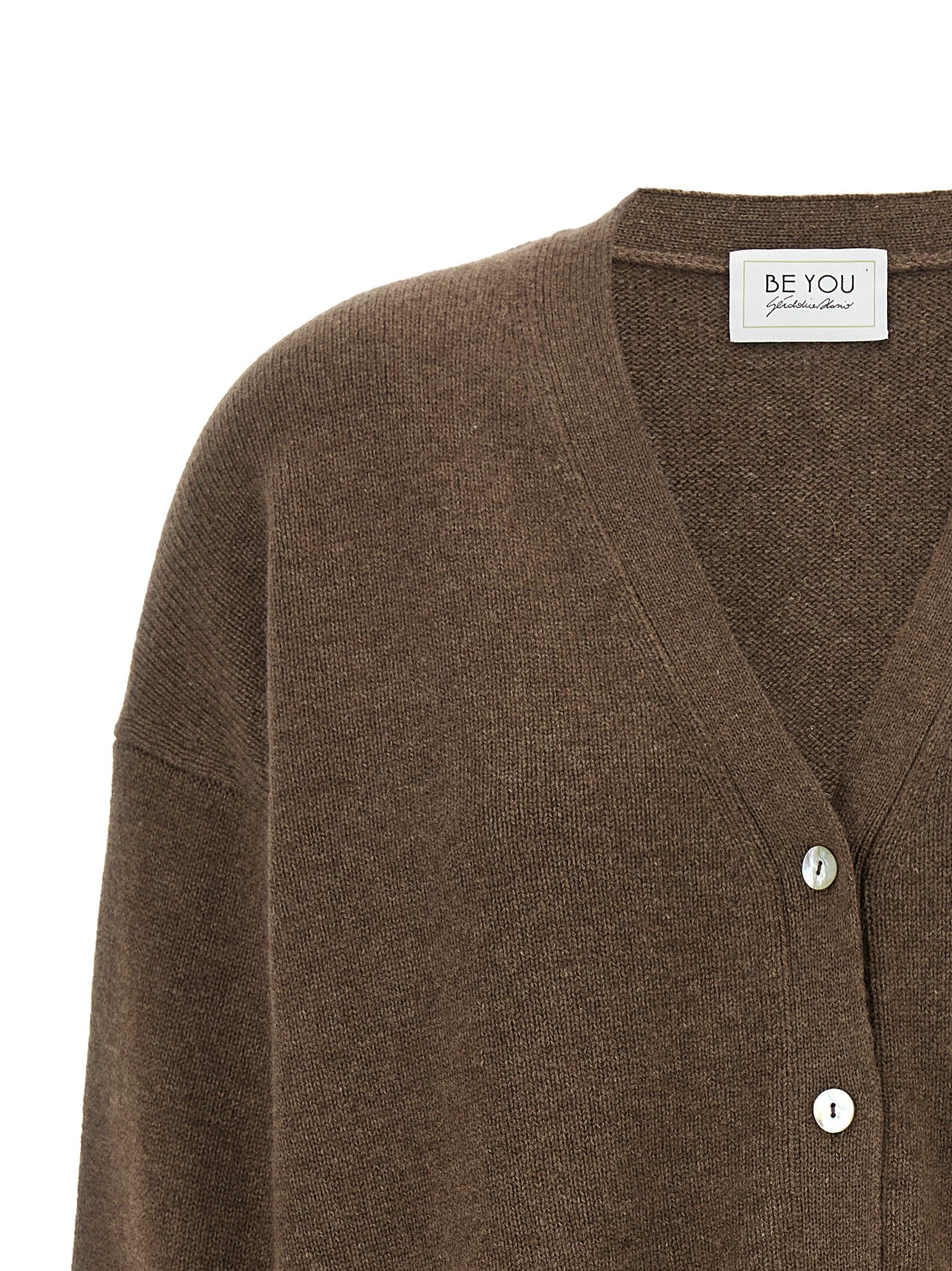 Be You Cashmere Cardigan Brown