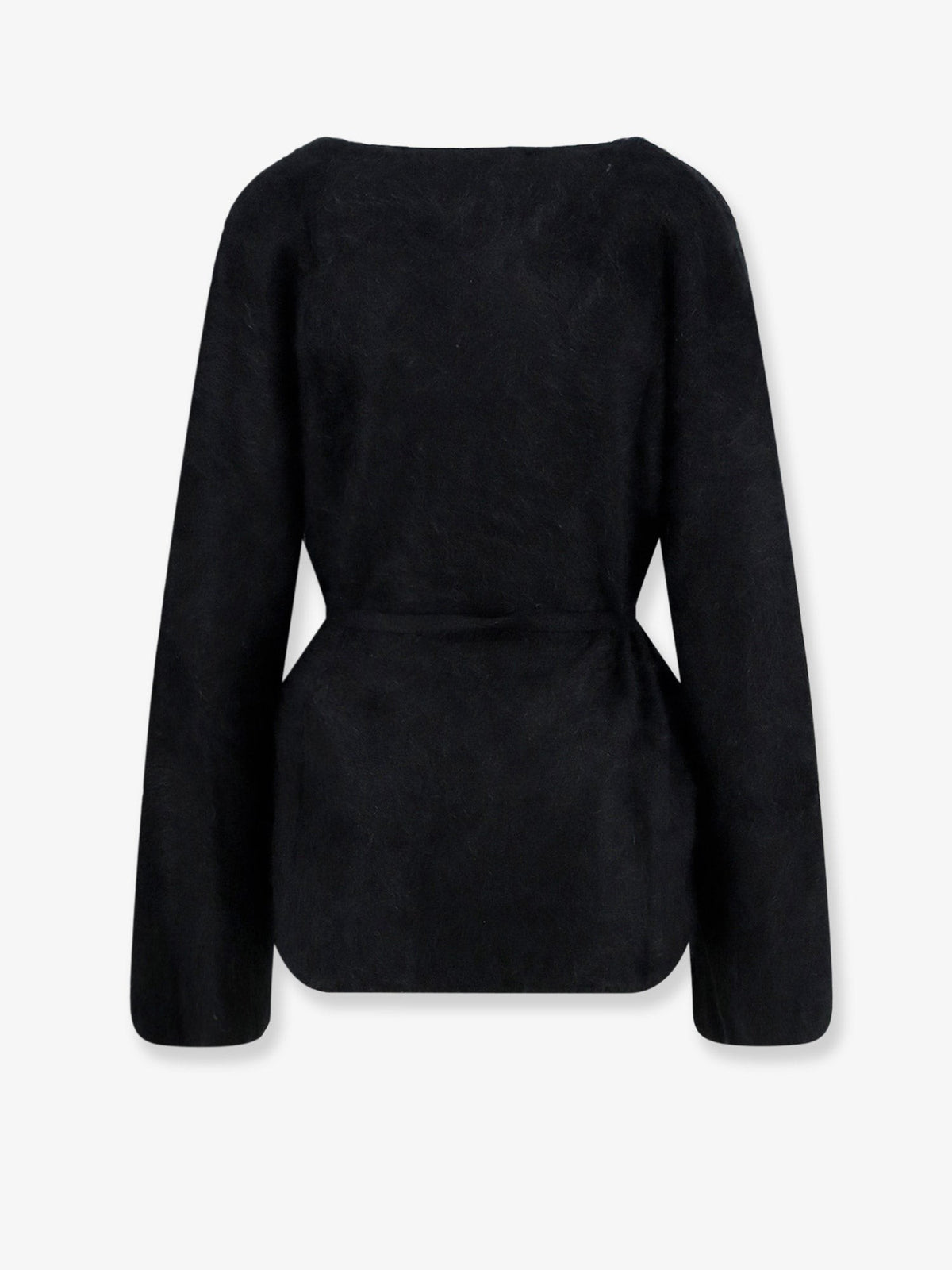 Soft Goat Women's Cashmere Cardigan Black, view 2