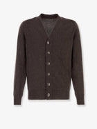 Brunello Cucinelli Men's Cashmere Cardigan Grey