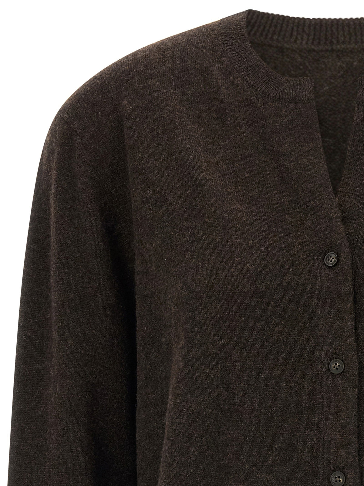 Yves Salomon Cashmere Cardigan Brown