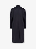 Hevò Men's Cashmere Coat Blue, view 5