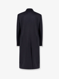 Hevò Men's Cashmere Coat Blue