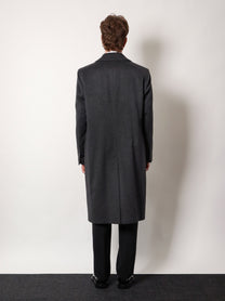 Hevò Men's Cashmere Coat Grey