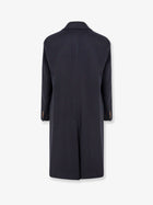 Hevò Men's Cashmere Coat Blue, view 5