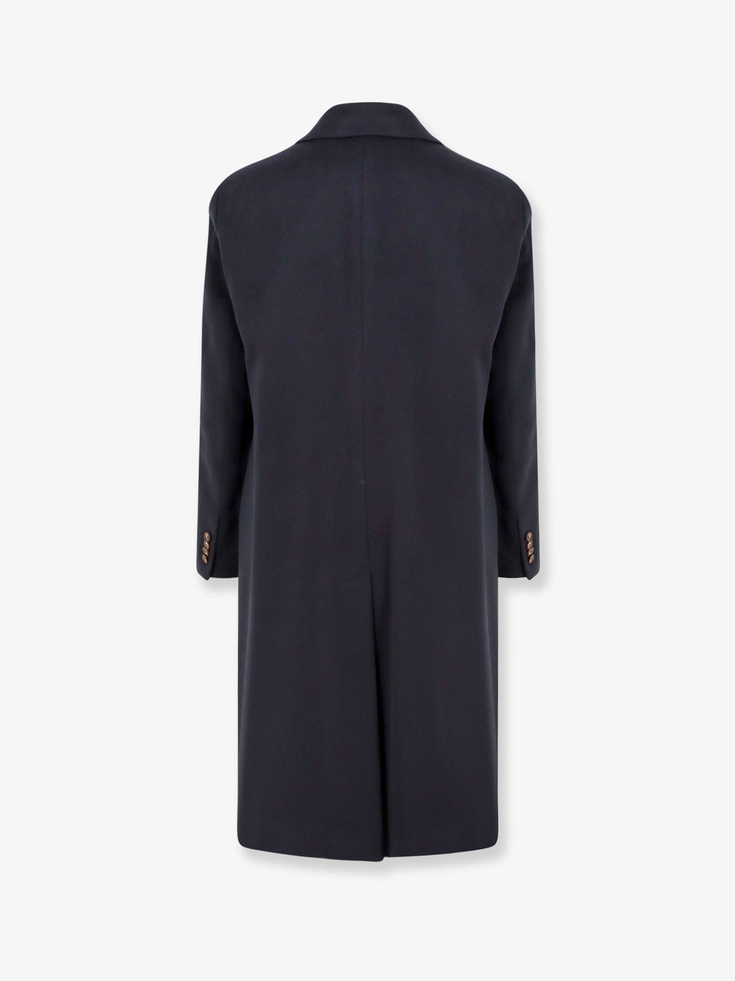 Hevò Men's Cashmere Coat Blue