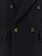 Hevò Men's Cashmere Coat Blue, view 4