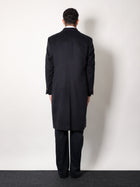 Hevò Men's Cashmere Coat Blue, view 3