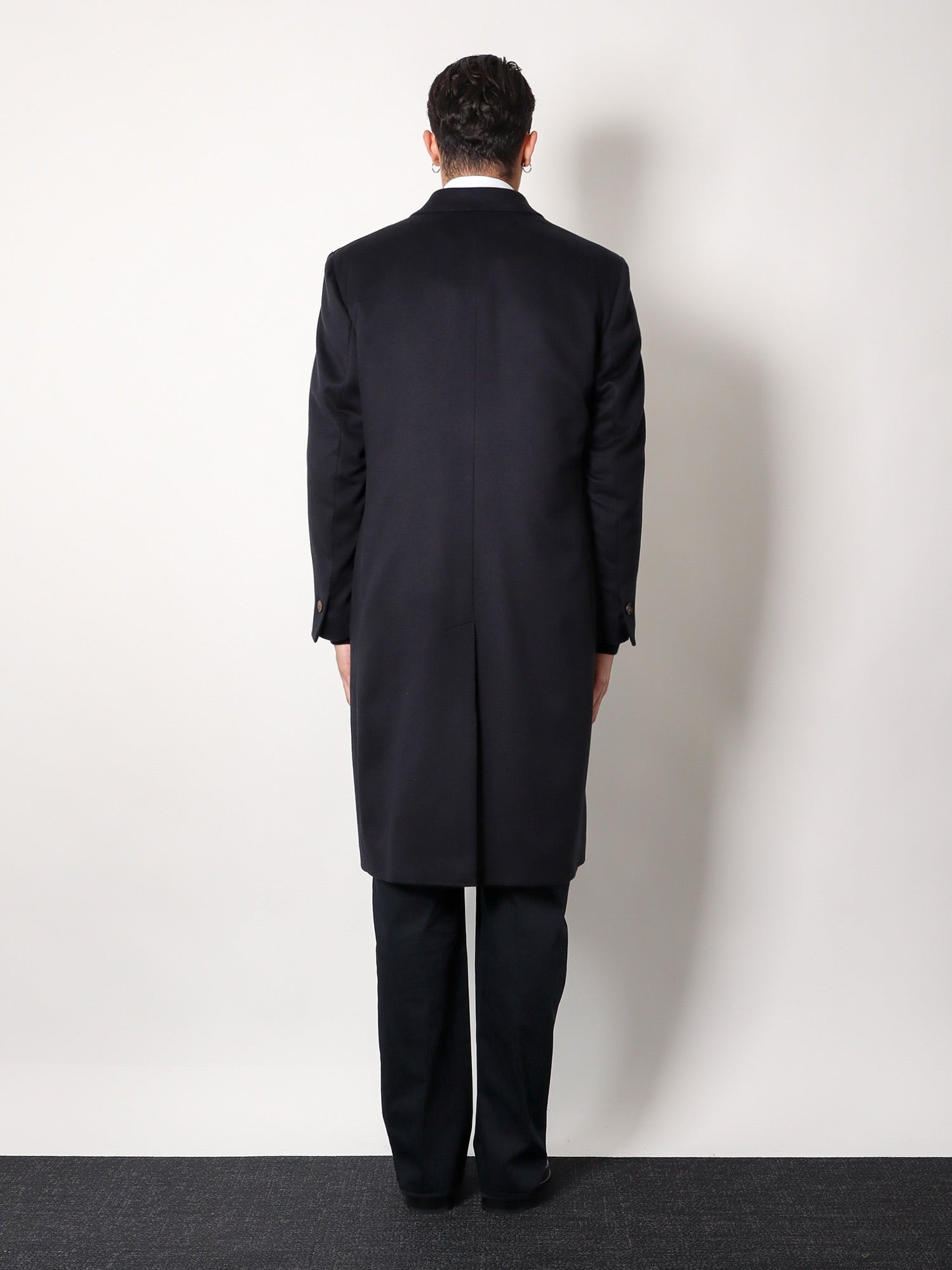 Hevò Men's Cashmere Coat Blue