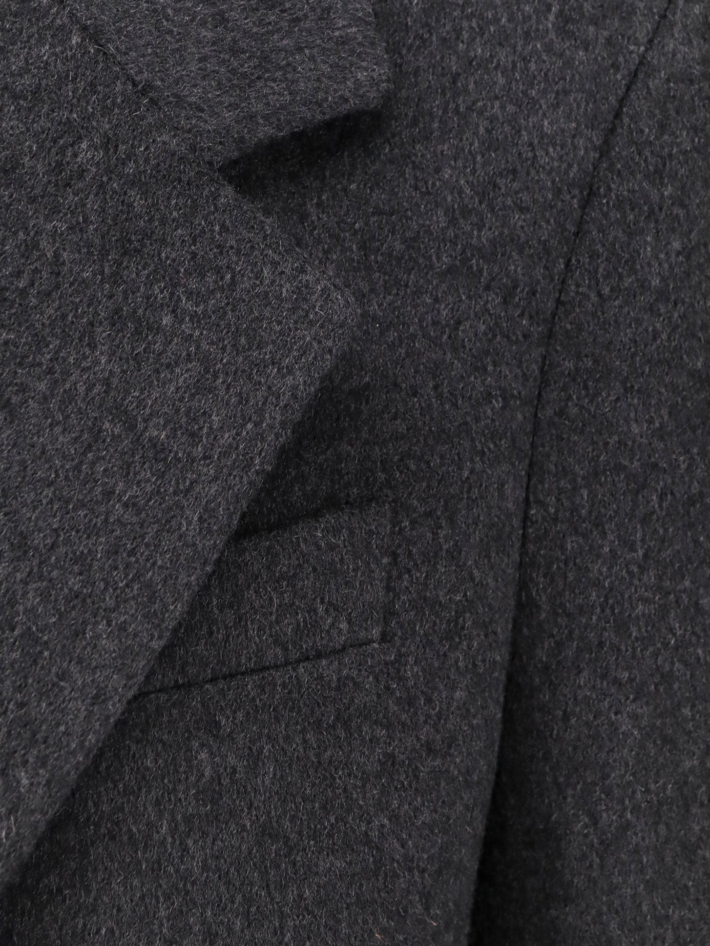 Hevò Men's Cashmere Coat Grey