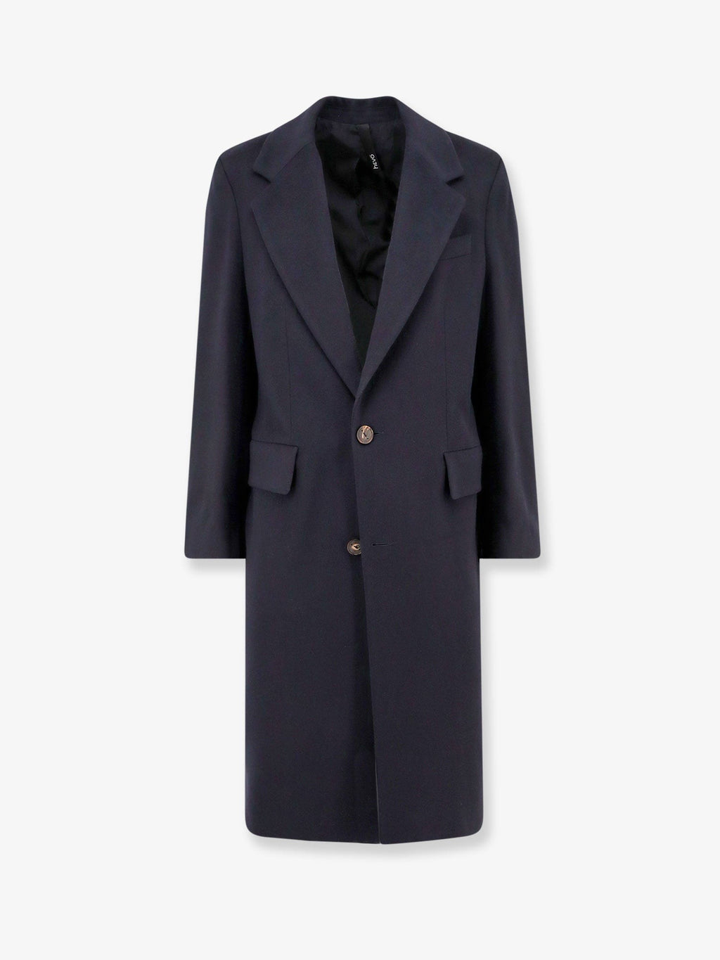 Hevò Men's Cashmere Coat Blue