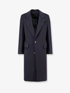 Hevò Men's Cashmere Coat Blue