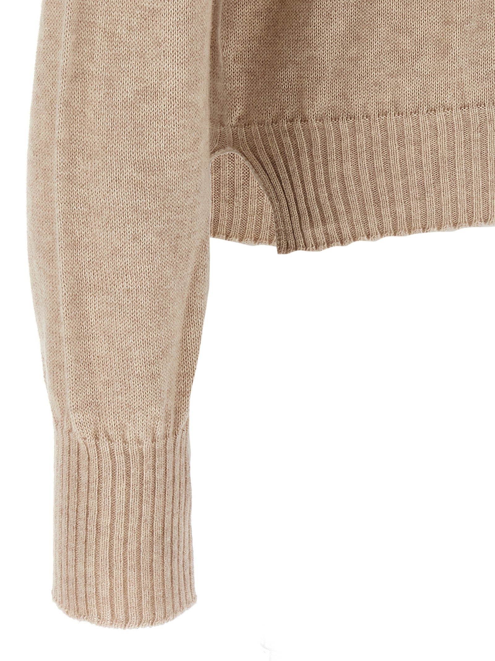ma' ry' ya Cashmere Cotton Sweater Beige