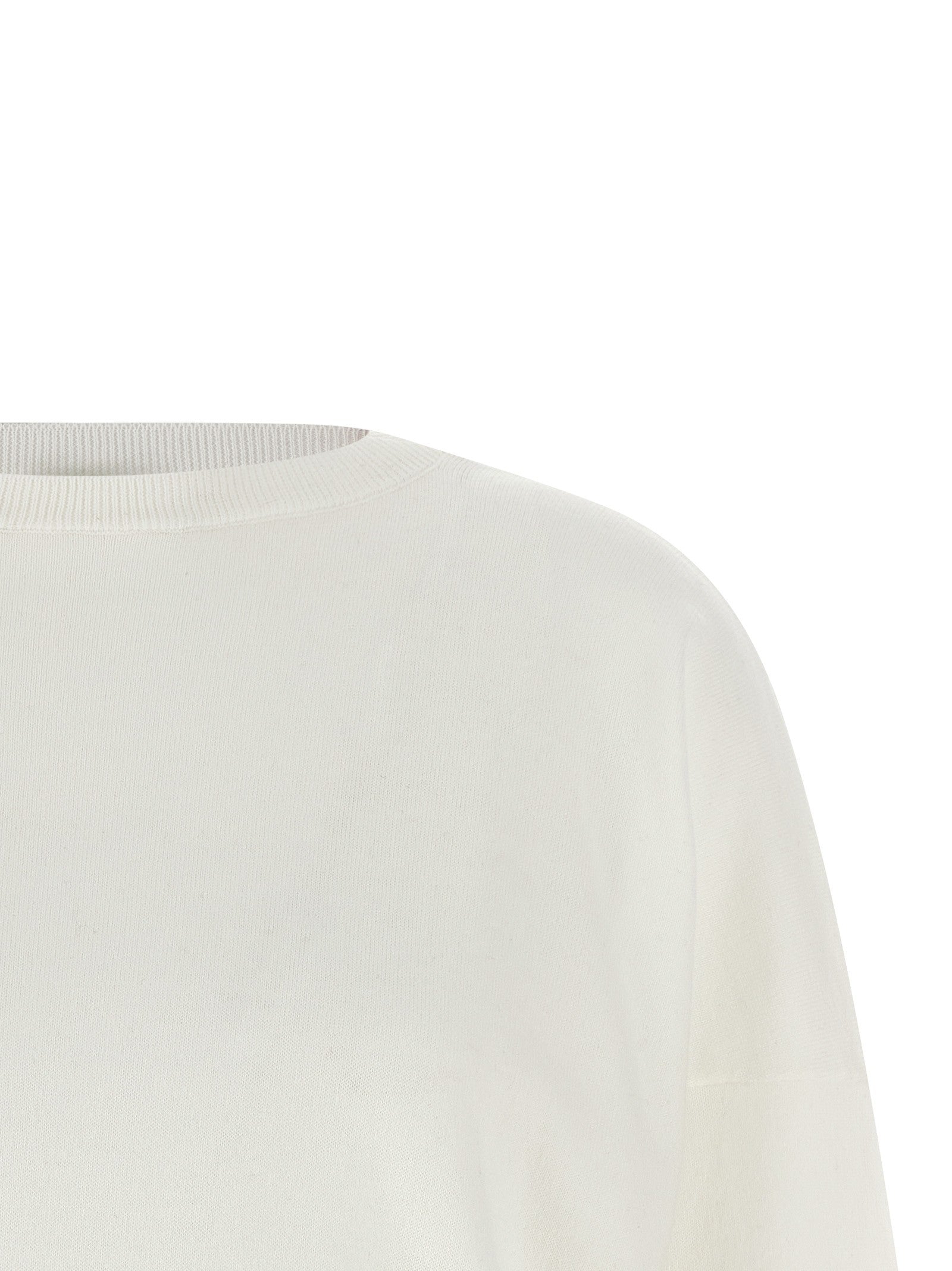 Be You Cashmere Cotton Sweater White