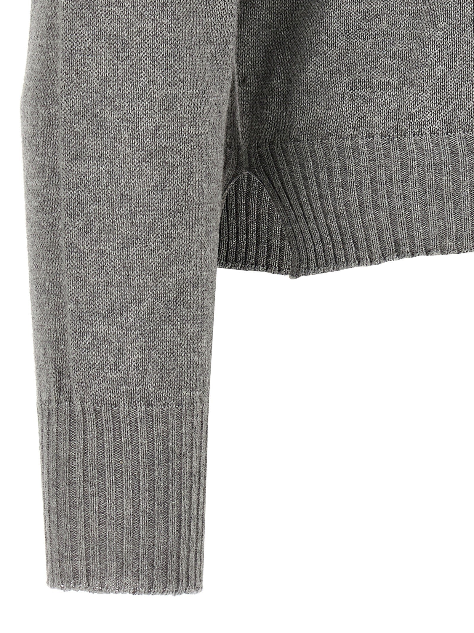 ma' ry' ya Cashmere Cotton Sweater Grey