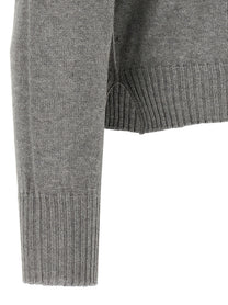 ma' ry' ya Cashmere Cotton Sweater Grey