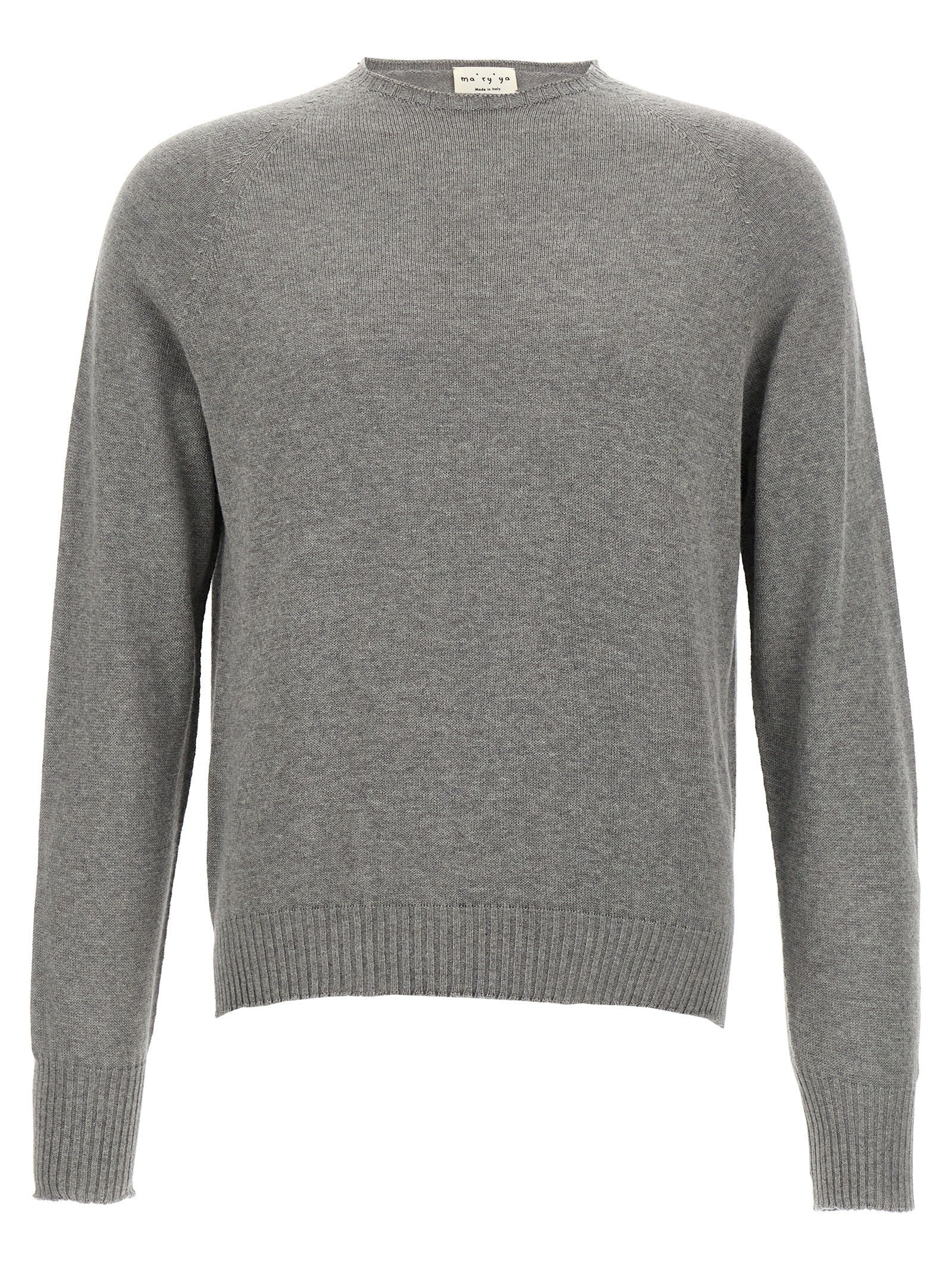 ma' ry' ya Cashmere Cotton Sweater Grey