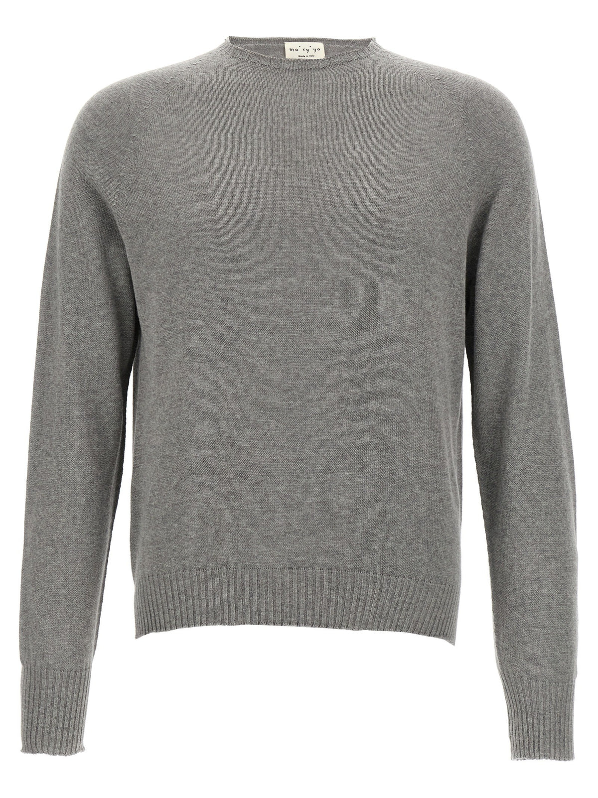 ma' ry' ya Cashmere Cotton Sweater Grey