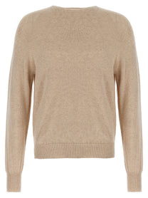 ma' ry' ya Cashmere Cotton Sweater Beige