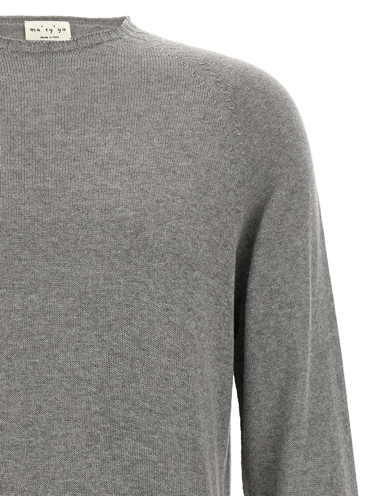 ma' ry' ya Cashmere Cotton Sweater Grey, view 3