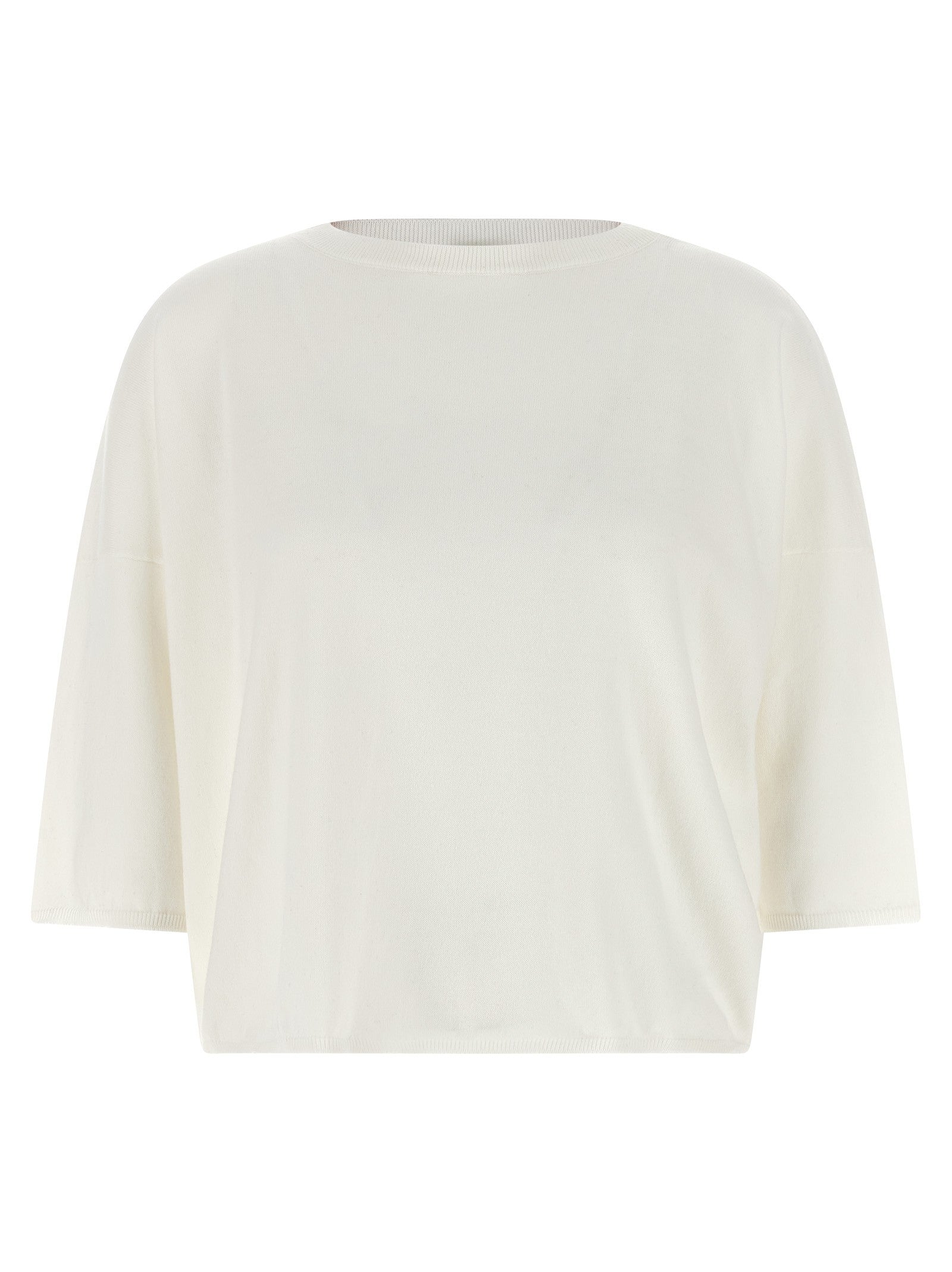 Be You Cashmere Cotton Sweater White