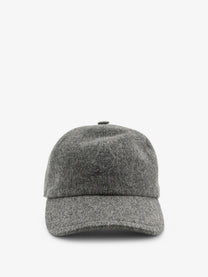 Loro Piana Men's Cashmere Hat Grey