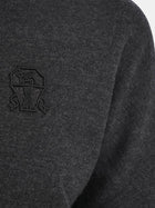 Brunello Cucinelli Women's Cashmere Interlock Bomber Jacket Grey
