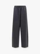 Brunello Cucinelli Women's Cashmere Interlock Track Pants Grey