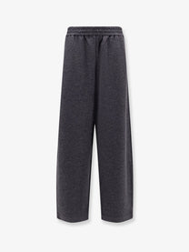 Brunello Cucinelli Women's Cashmere Interlock Track Pants Grey