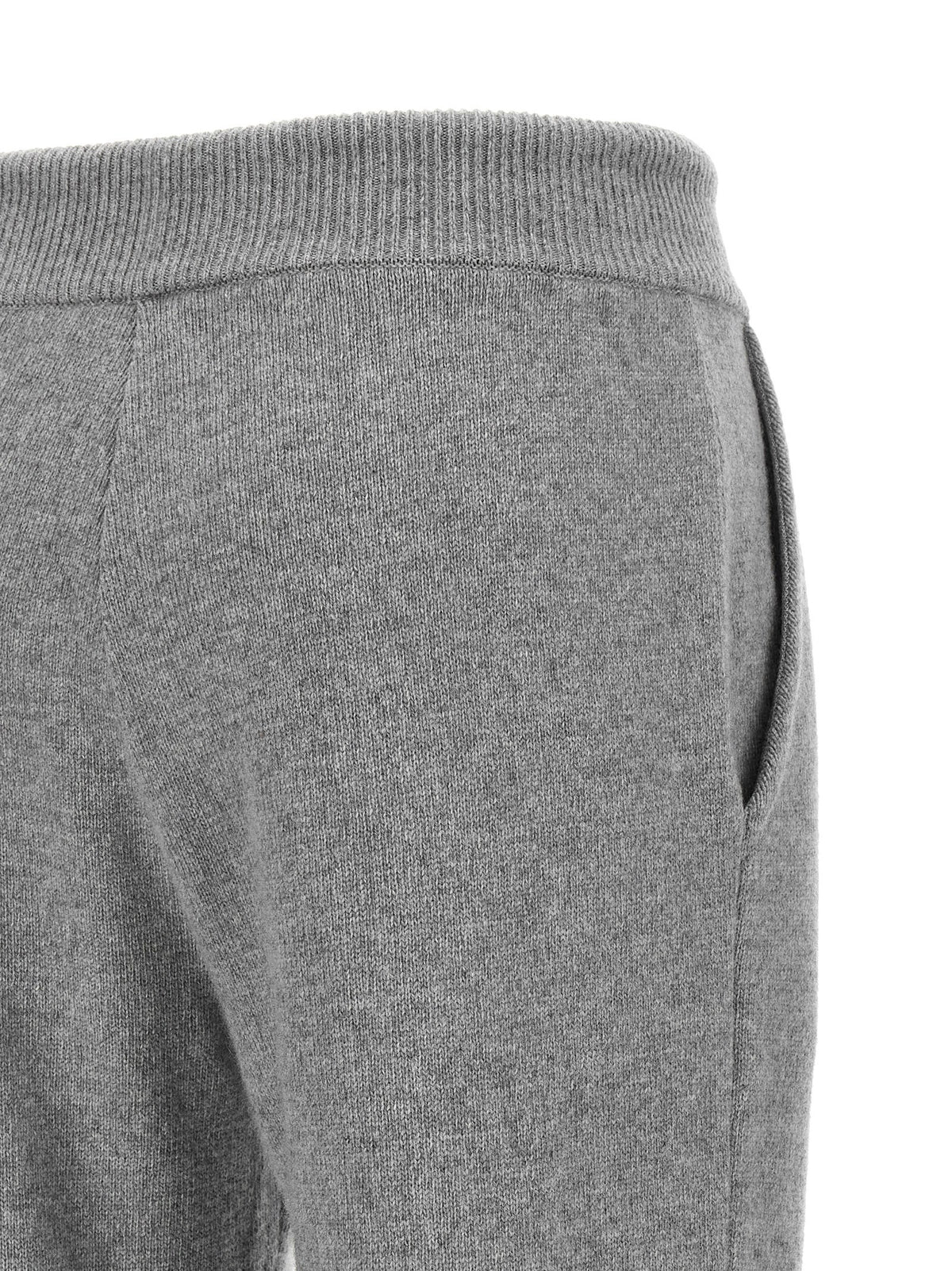 Balmain Cashmere Joggers Grey