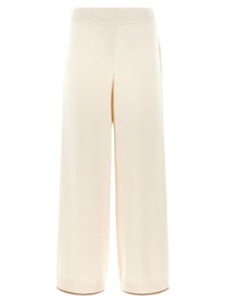 Brunello Cucinelli Cashmere Knit Pants White