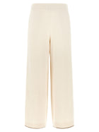 Brunello Cucinelli Cashmere Knit Pants White