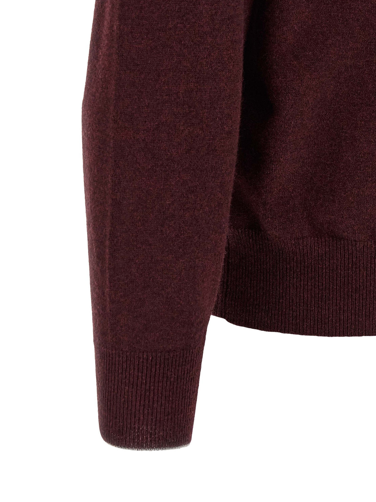Brunello Cucinelli Cashmere Knit Polo Shirt Red