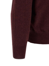 Brunello Cucinelli Cashmere Knit Polo Shirt Red