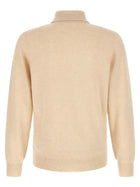 Brunello Cucinelli Cashmere Knit Polo Shirt Beige, view 2