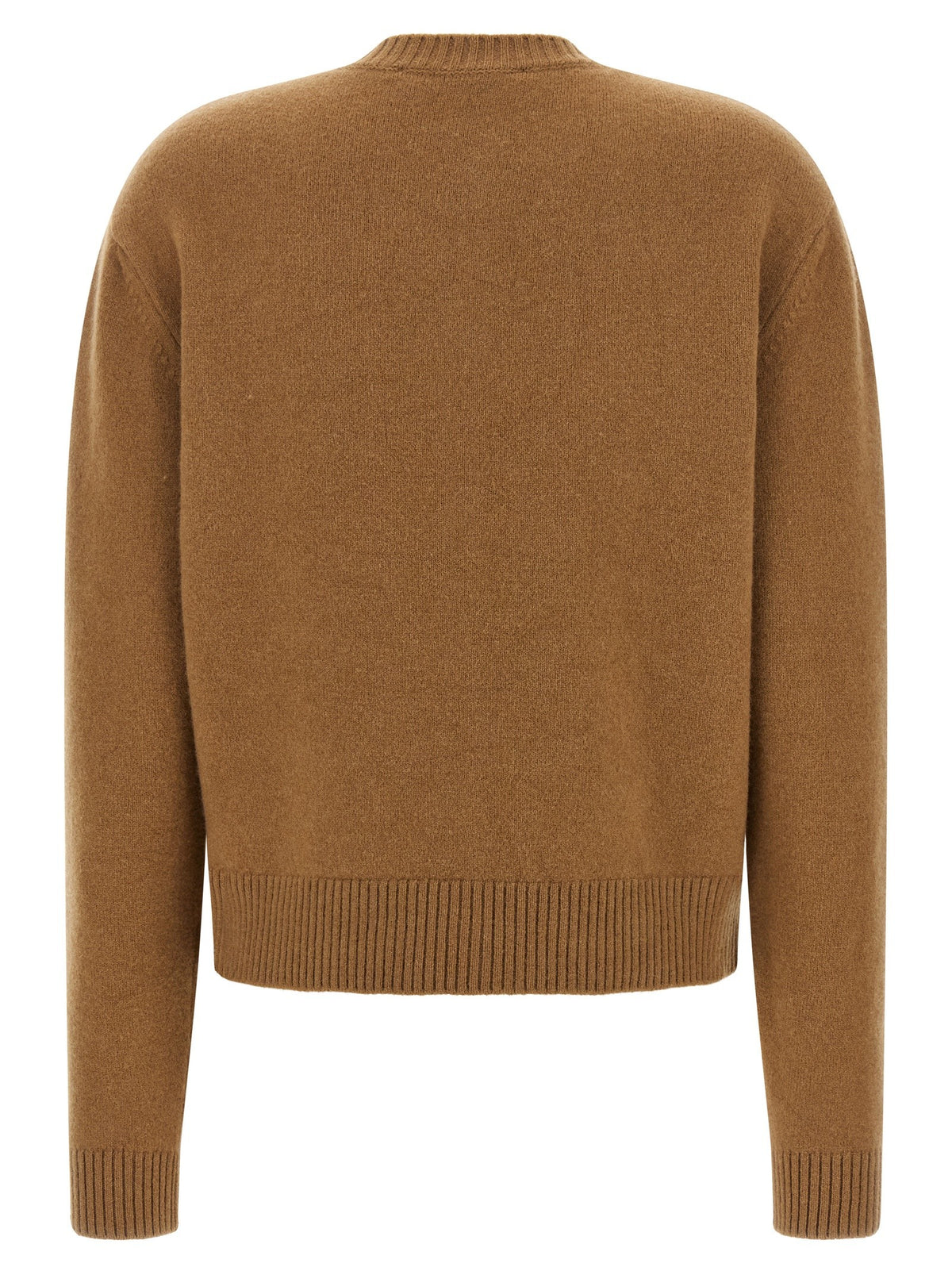 Rohe Cashmere Mixed Crew Neck Cardigan Brown, view 2