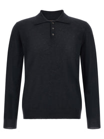 Zanone Cashmere Polo Shirt Blue