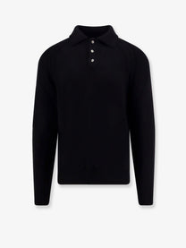 Dior Men's Cashmere Polo Shirt Black