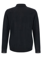 Zanone Cashmere Polo Shirt Blue, view 2