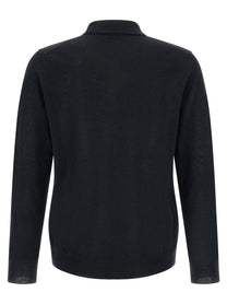 Zanone Cashmere Polo Shirt Blue
