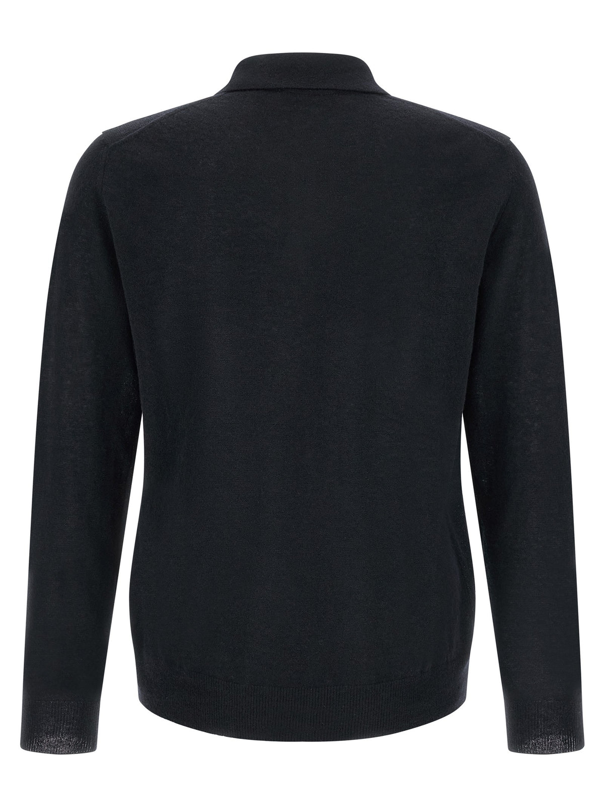 Zanone Cashmere Polo Shirt Blue, view 2