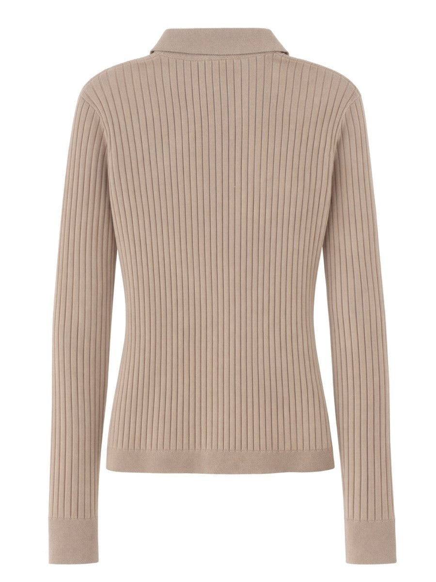 Max Mara Women's Cashmere Polo Shirt Beige