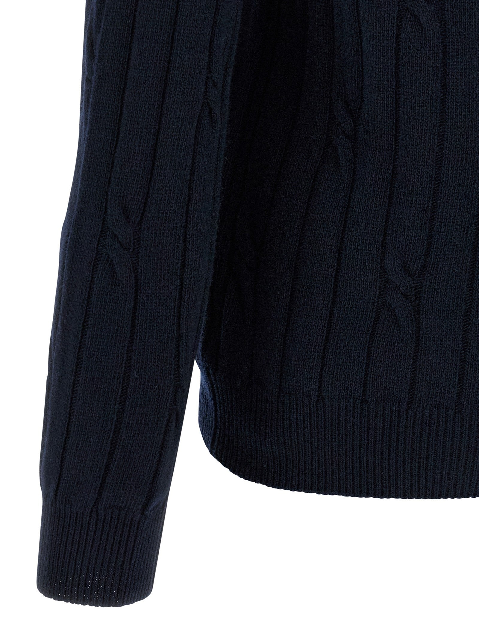Zanone Cashmere Polo Shirt Blue