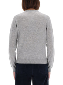 ASPESI Women's Cashmere Polo Shirt Grey