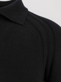 Dior Men's Cashmere Polo Shirt Black Dior