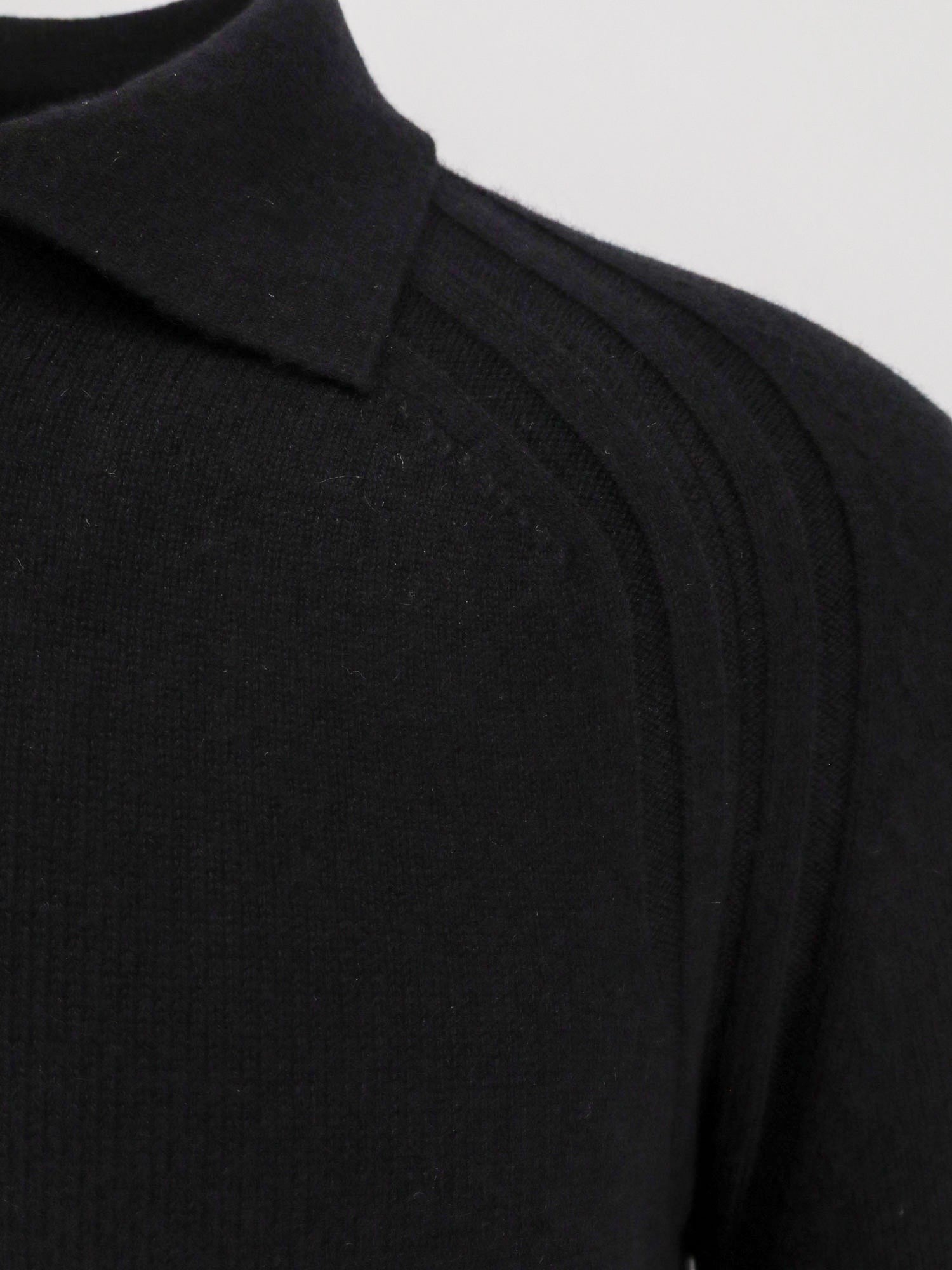 Dior Men's Cashmere Polo Shirt Black