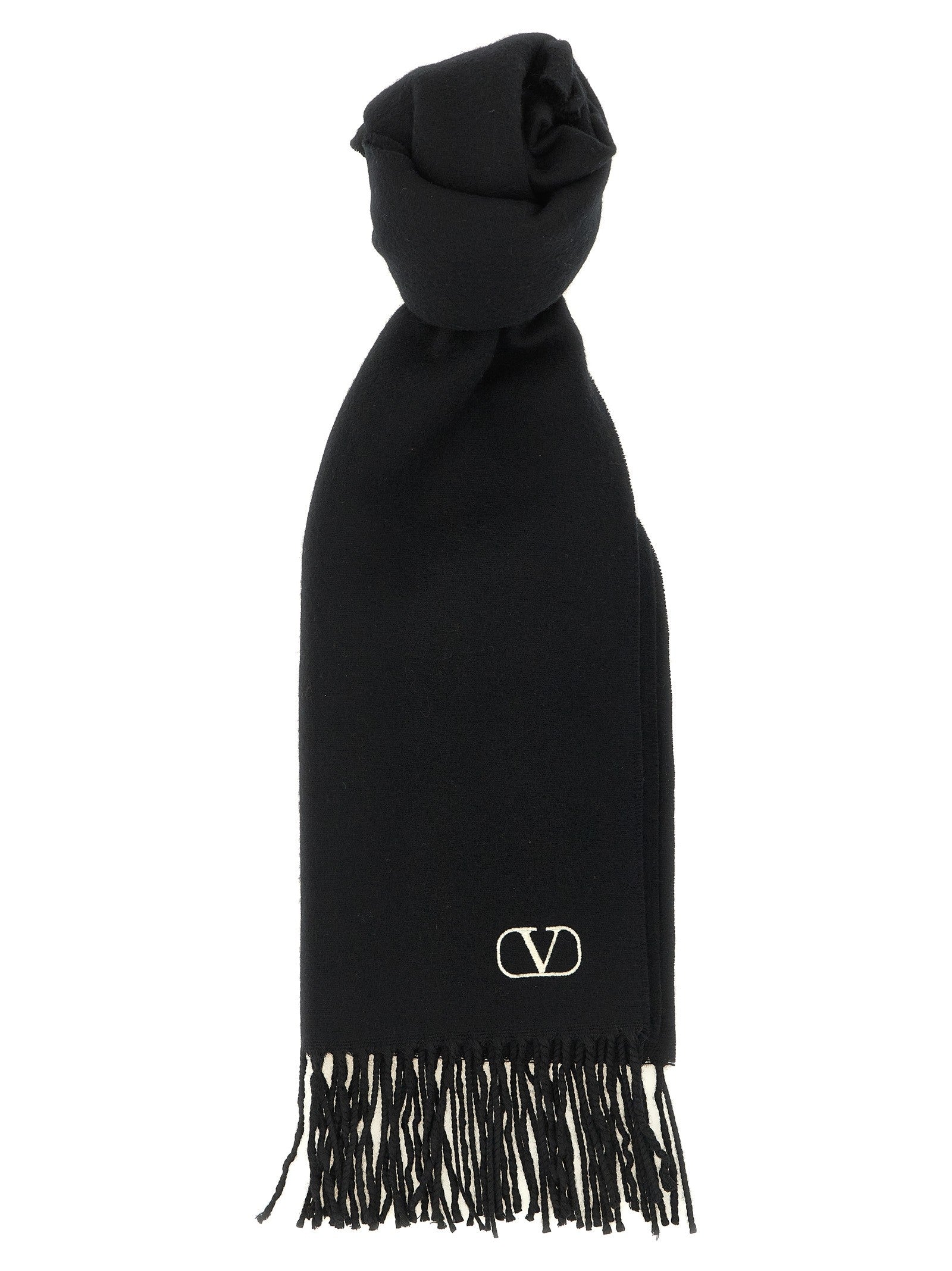 Valentino Cashmere Scarf Valentino Garavani White