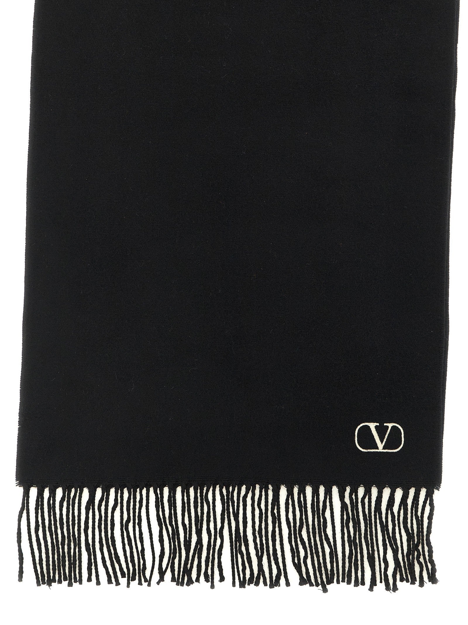 Valentino Cashmere Scarf Valentino Garavani White