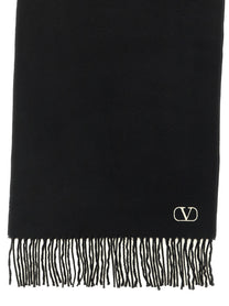 Valentino Cashmere Scarf Valentino Garavani White