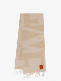 Loewe Women's Cashmere Scarf Beige