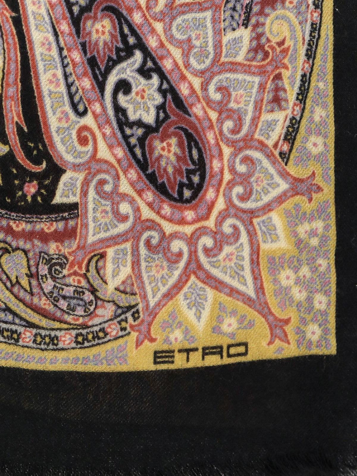 ETRO Women's Cashmere Scarf Red, view 2